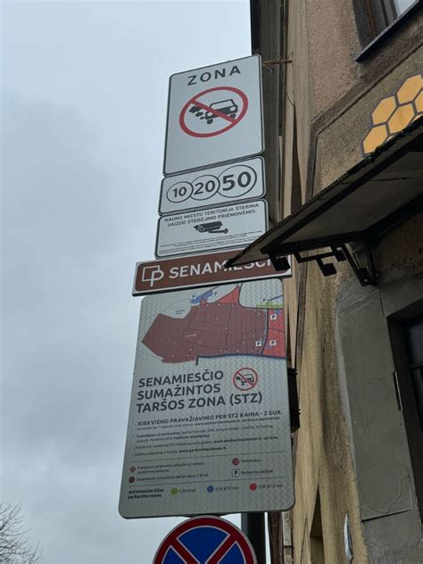 Kelio ženklas, nurodantis mažos taršos zoną