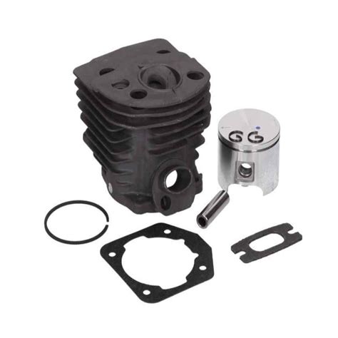 Cilindro, stūmoklio ir vožtuvų pažeidimų iliustracija