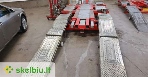 Automobilio kėbulo tampymo stendas