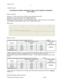 Paviršių formos ir padėties tolerancijos