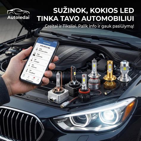 Automobilio LED žibintų technologijos