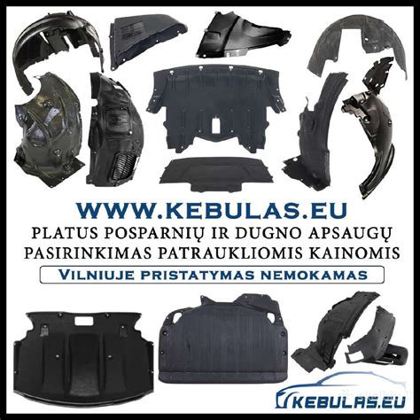 Įvairių medžiagų automobilio dugno apsaugos