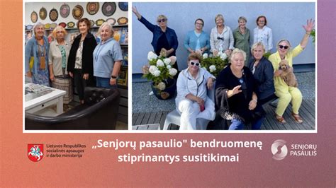 Nuotrauka, vaizduojanti senjorų bendruomenę