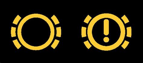 Geltonos prietaisų skydelio lemputės