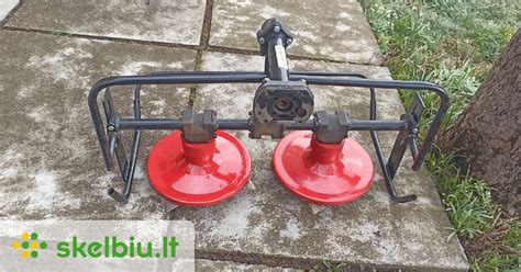 Rotacinė vejapjovė, tvirtinama prie motobloko