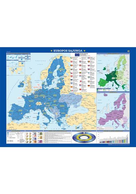 Žemėlapis su Europos Sąjungos ir Žaliosios kortelės sistemos šalimis