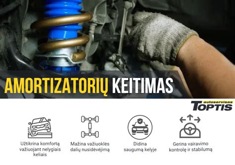 Automobilio amortizatorių keitimas