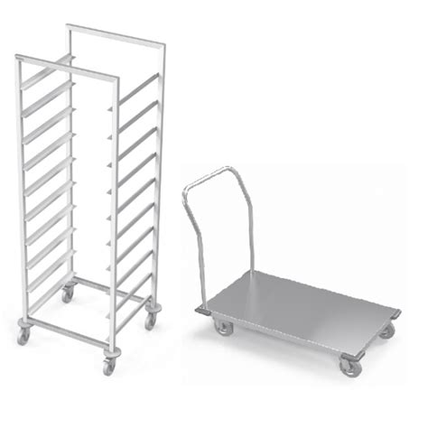 Įvairių tipų transportavimo vežimėliai