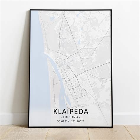 Žemėlapis su Klaipėdos parkavimo zonomis