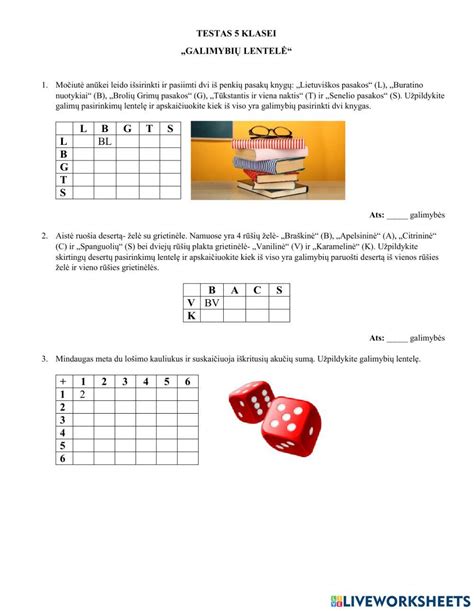 Lentelė: Pajudėjimo iš vietos testas