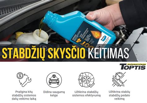 Stabdžių skysčio keitimo svarba