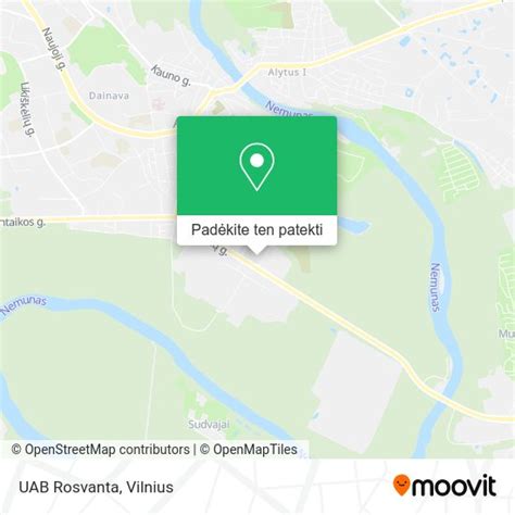 Žemėlapis su autoserviso UAB 