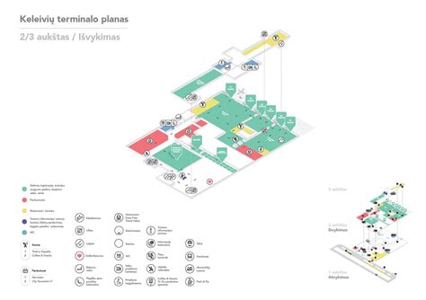 Kauno oro uosto P1 parkavimo aikštelės schema