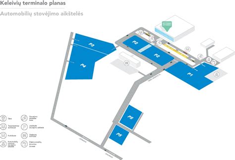 Kauno oro uosto ilgalaikio parkavimo schemos