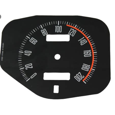 Motociklo spidometro lipdukas su km/h