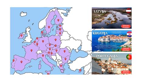 ES žemėlapis su valstybėmis narėmis