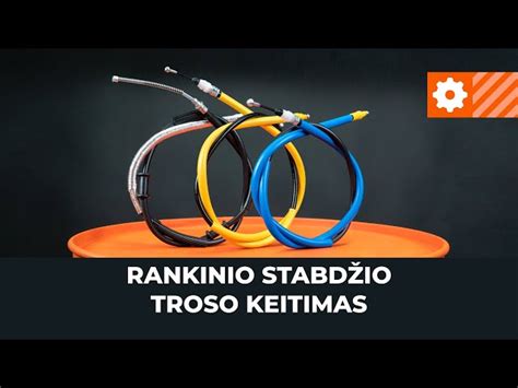 Rankinio stabdžio reguliavimo įrankiai