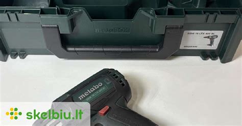 Įvairūs Metabo akumuliatoriniai įrankiai