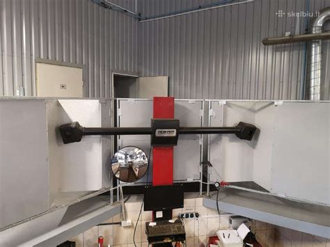 3D ratų suvedimo stendo veikimo principas