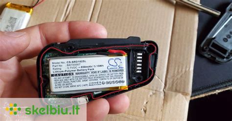 Renault kortelės baterijos keitimas