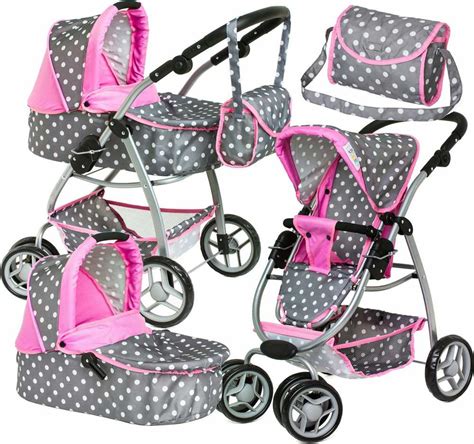 Lėlių vežimėlis ir automobilinė kėdutė