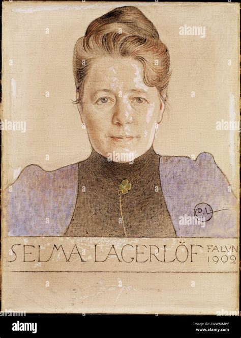 Selma Lagerlöf portretas