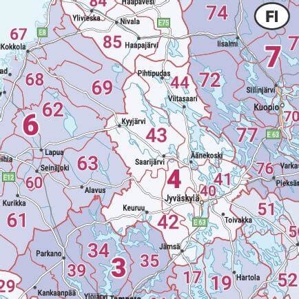 Švedijos žemėlapis su Vermlando regionu