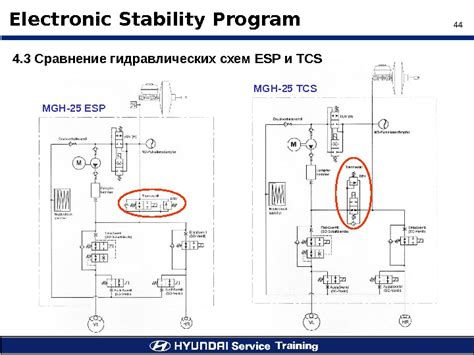 Schematinis ESP sistemos veikimo principas