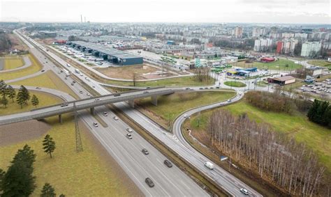 Naujai statomo viaduko vizualizacija
