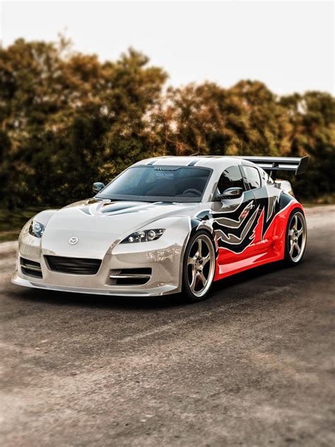 Mazda RX-8 lenktynių trasoje