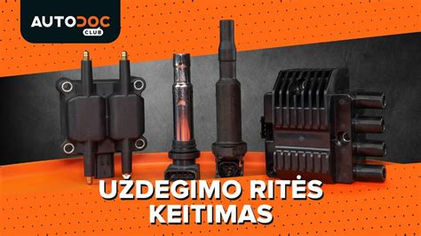 Uždegimo ričių tipai ir schema