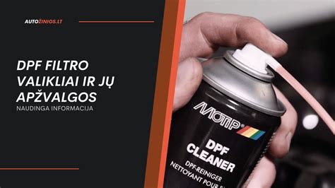 Suodžių filtro (DPF) veikimo principas