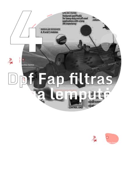 Nuotrauka: DPF filtro lemputė prietaisų skydelyje