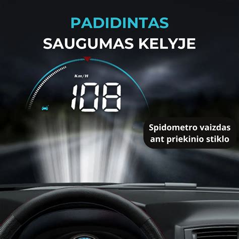 Automobilio spidometro parodymai