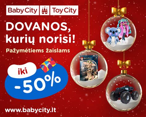 BabyCity/ToyCity logotipas ir nuotraukos su paaukštinimais