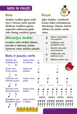 Muzikinė natų ir akordų schema