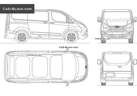 Ford Transit Custom saugos sistemos schema