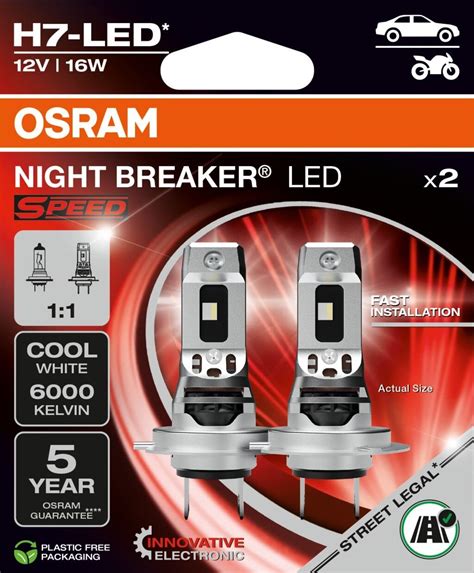 OSRAM NIGHT BREAKER LED lemputės