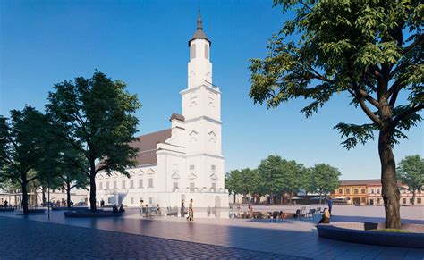 Kauno Rotušės aikštė per Kalėdas