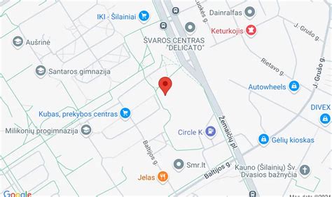Circle K degalinės žemėlapis