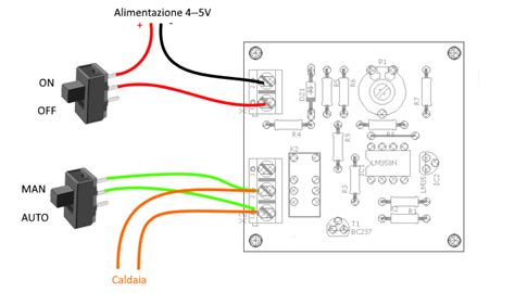 Automobilio termostato schema