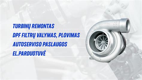 Turbinų remonto procesas autoservise