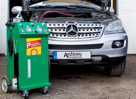 Serviso dirbtuvės su įranga vairo kolonėlių remontui