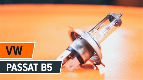 VW Passat B6 priekinio žibinto ardymo schema