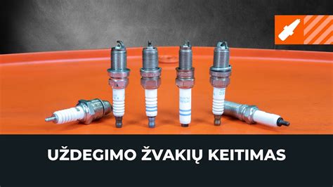 Uždegimo žvakių tipai ir jų konstrukcija