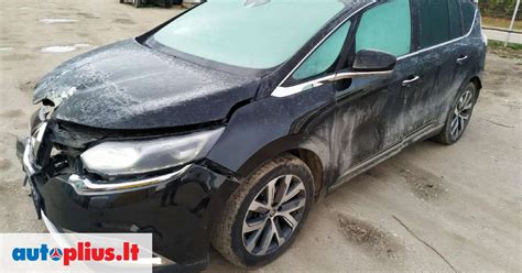 Renault Espace 3 galinis stiklas su įtrūkimu
