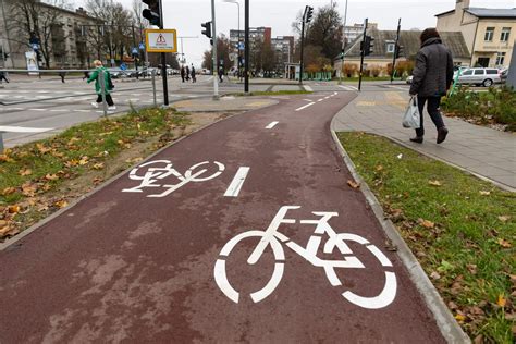 Dviračių takų žymėjimas kelyje