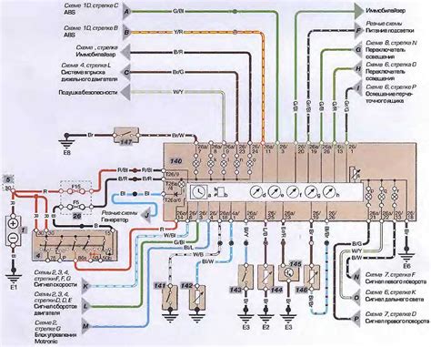 Audi A4 B7 vairo kolonėlės schema