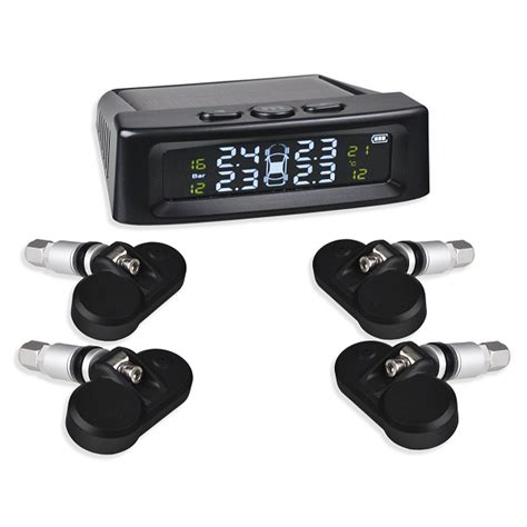 Schema dviejų tipų padangų slėgio stebėjimo sistemų (TPMS)