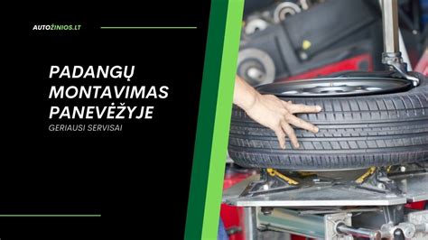 schema su padangų priežiūros rekomendacijomis